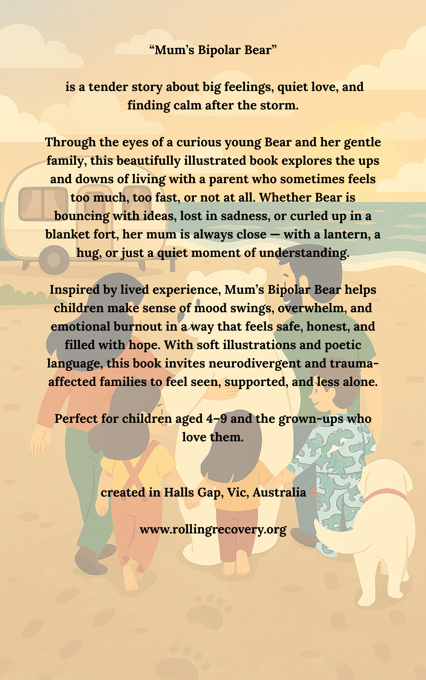 Mum's Bipolar Bear - Children's Book