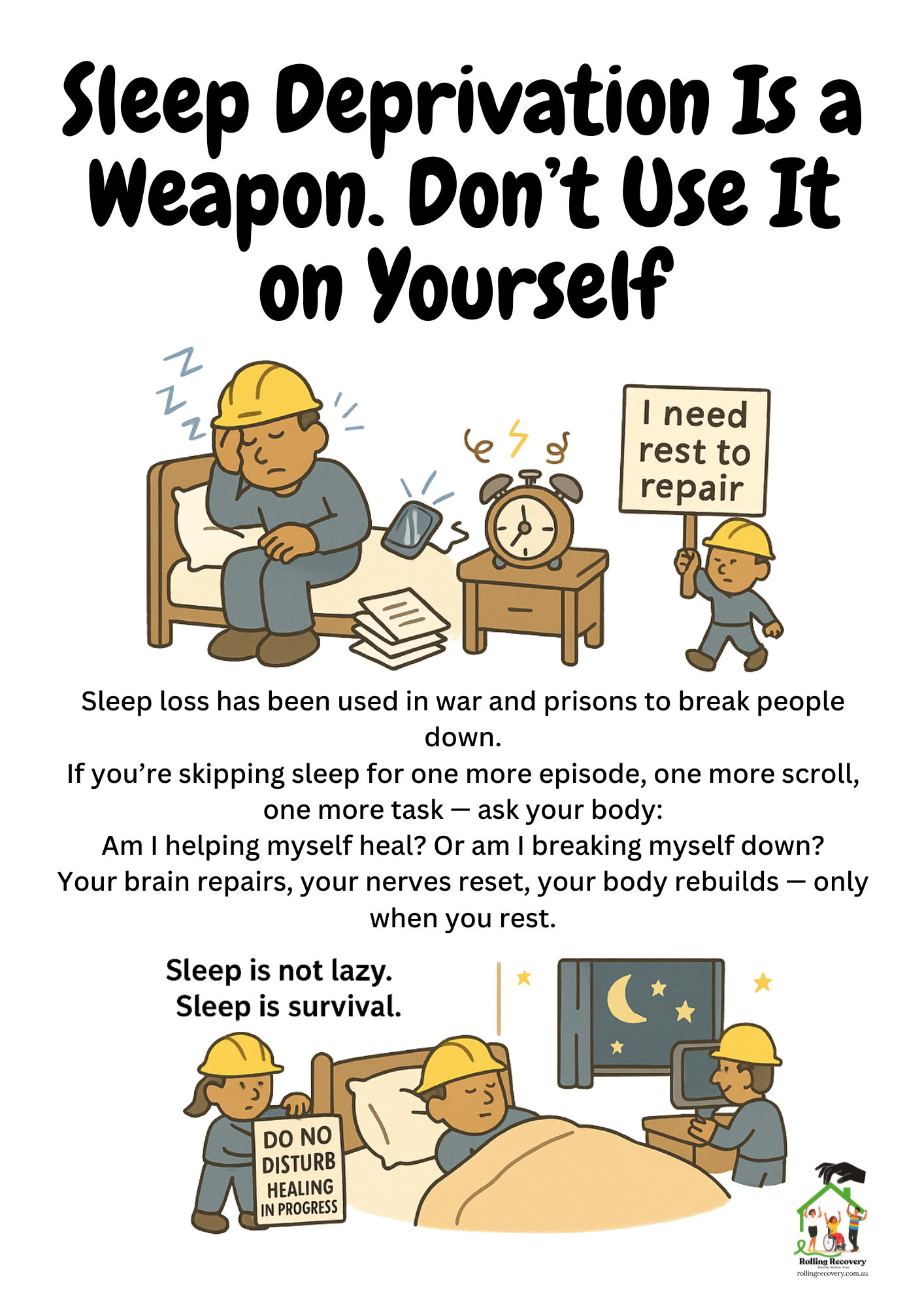Sleep Deprivation Is A Weapon - Don't Use It On Yourself