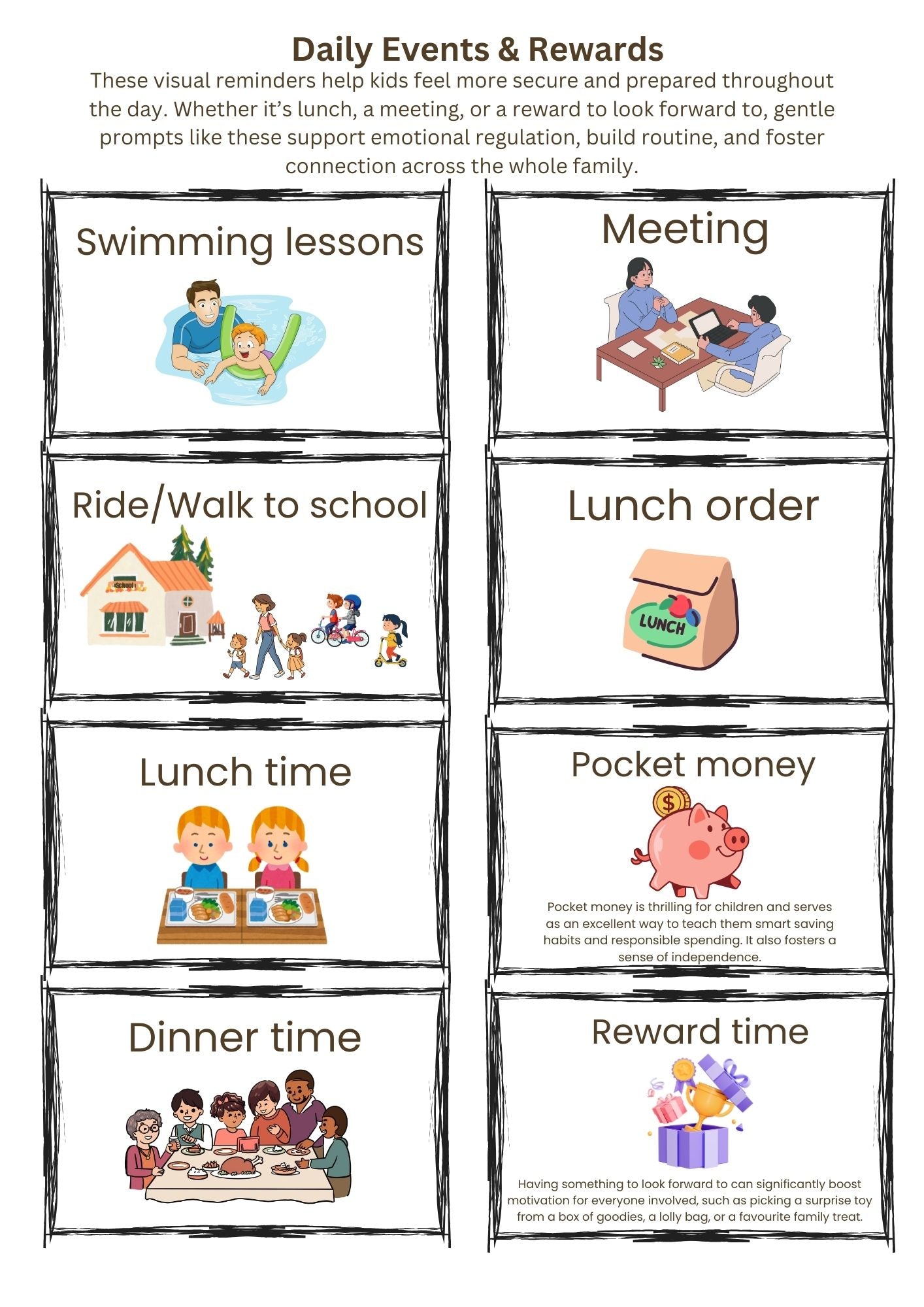 Free Starter Pack - Visual Routine & Wellness Cards