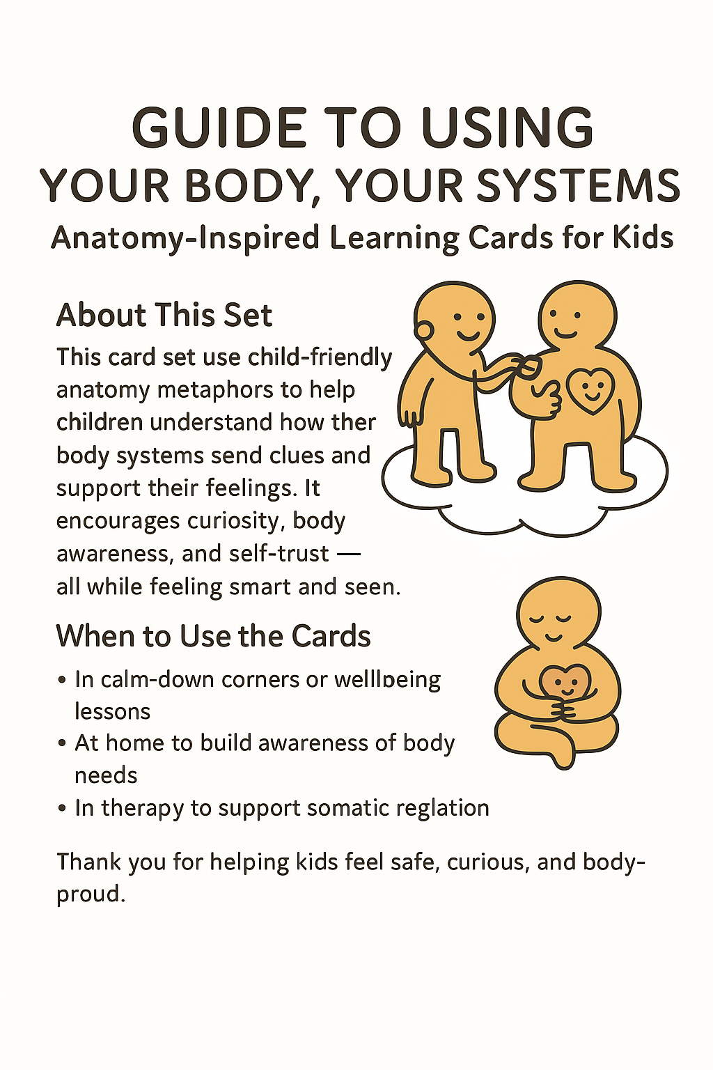 Your Body, Your Systems
Anatomy-Inspired Learning Cards for Kids