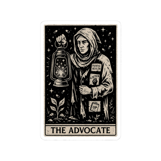 The Advocate | Mental Health Kiss- cut Sticker