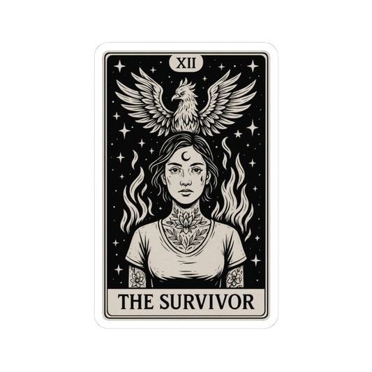 The Survivor | Mental Health Kiss-Cut Sticker
