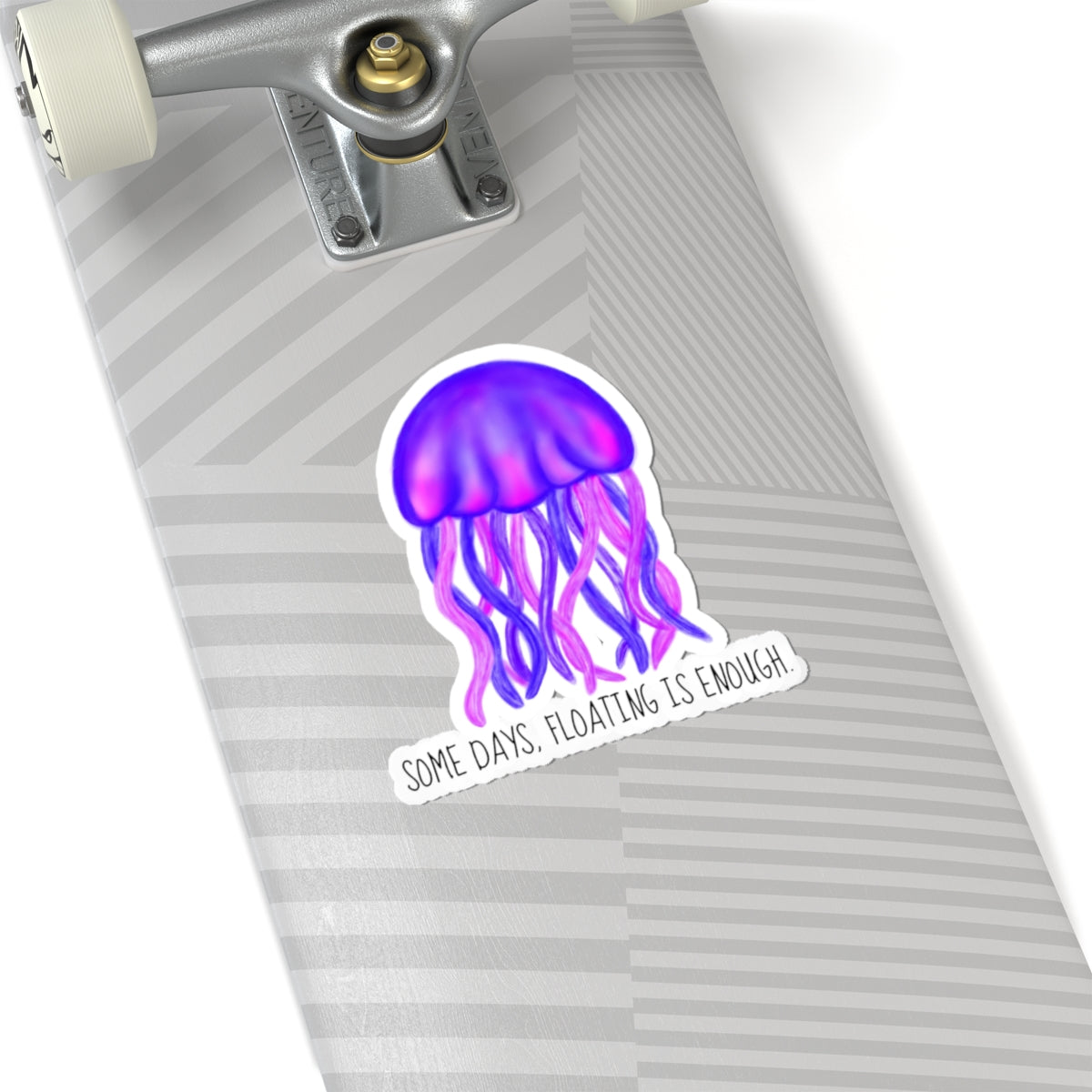 Some Days, Floating is Enough | Kiss-Cut Sticker