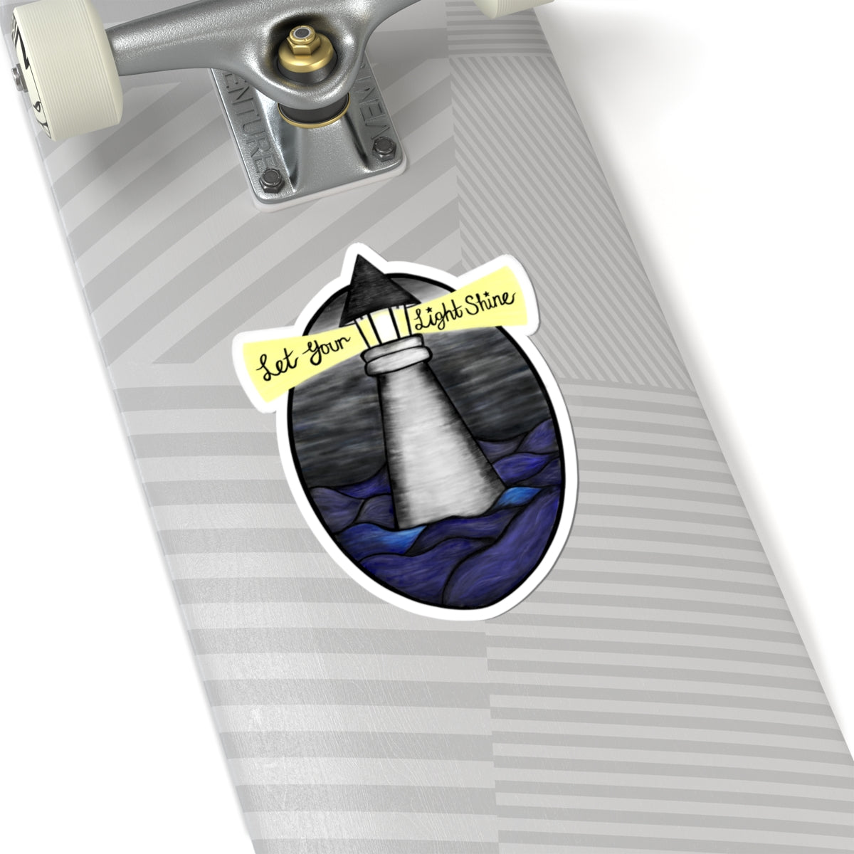 Lighthouse 'Let Your Light Shine' Kiss-Cut Sticker