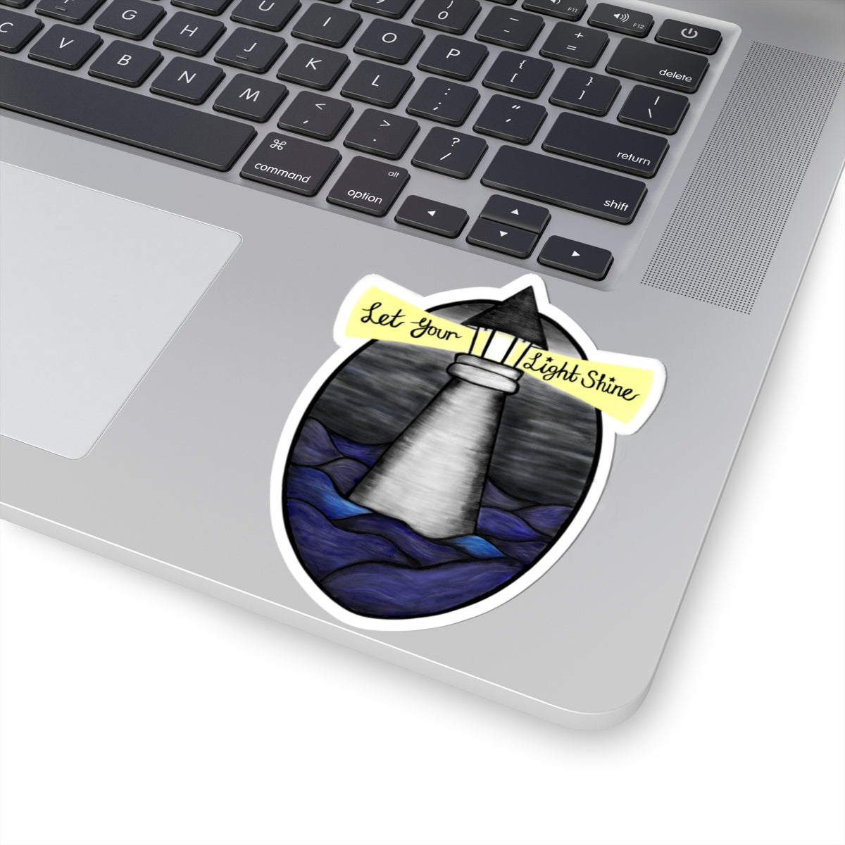 Lighthouse 'Let Your Light Shine' Kiss-Cut Sticker