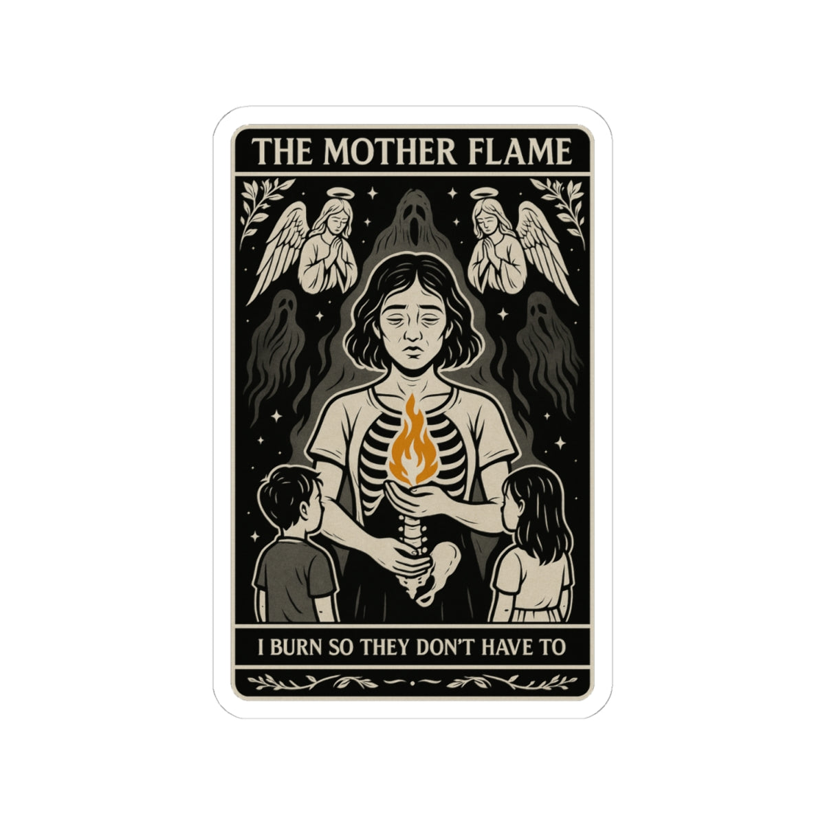 The Mother Flame | Mental Health Kiss-Cut Sticker