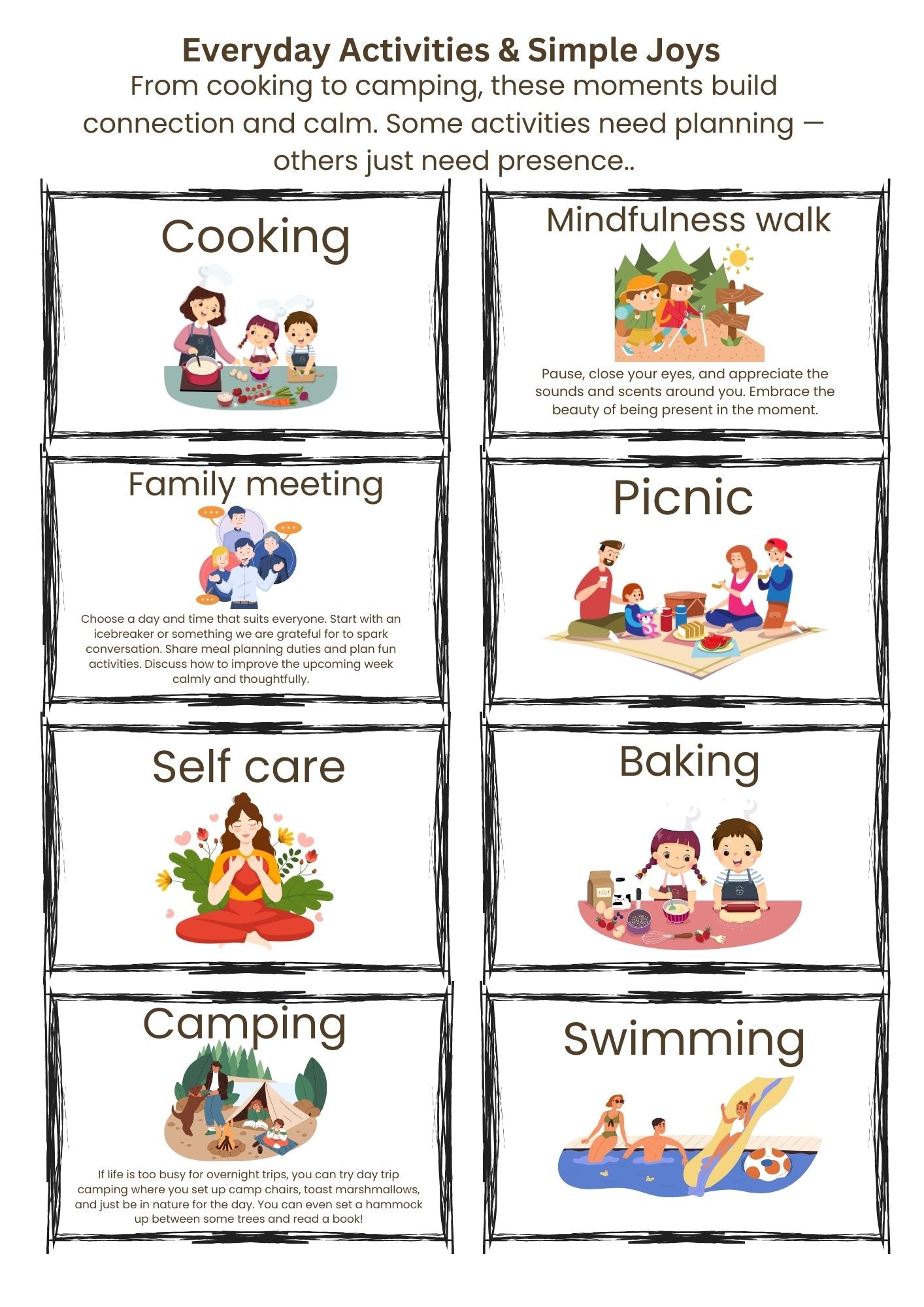 Free Starter Pack - Visual Routine & Wellness Cards