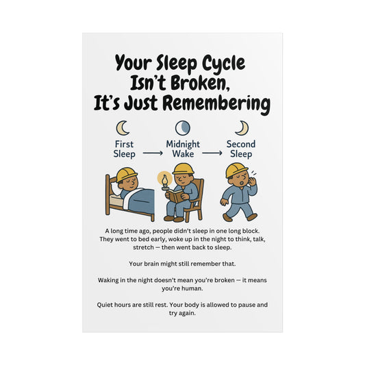 Your Sleep Cycle Isn’t Broken – It’s Just Remembering (Instant Download)