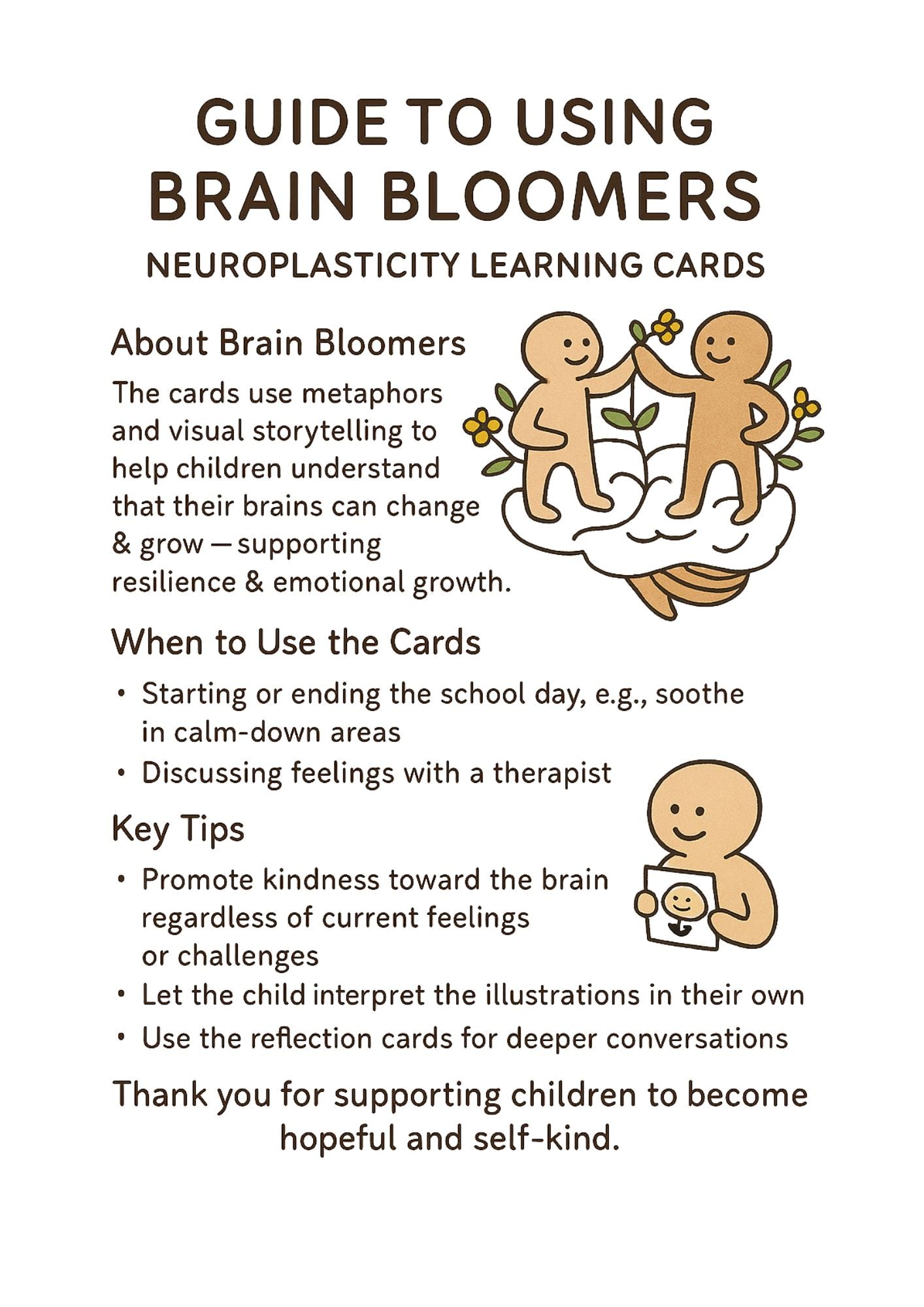 Brain Bloomers – Neuroplasticity Learning Cards for Kids