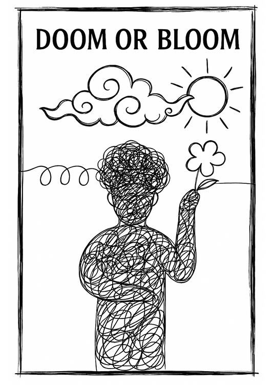 Doom or Bloom - Free Art Therapy Page