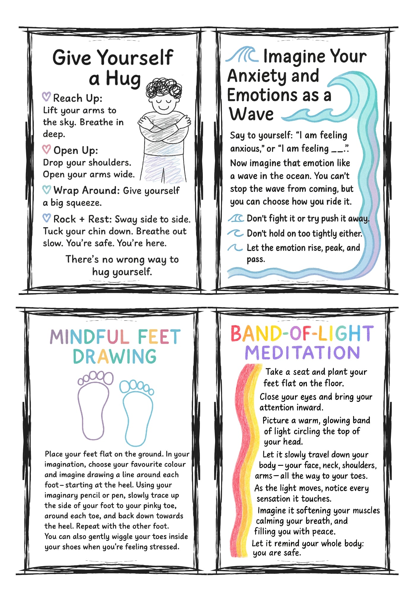 The Calm Down Toolkit – Printable Mental Health Card Set
